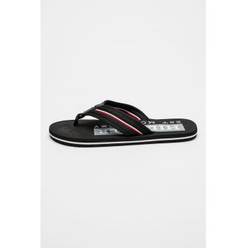 Papuci flip-flop cu bareta cu broderie