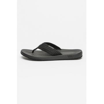 Papuci flip-flop cu bareta din material textil
