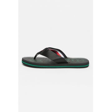 Papuci flip-flop cu detaliu logo