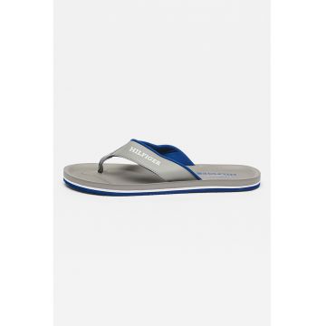 Papuci flip-flop cu imprimeu logo