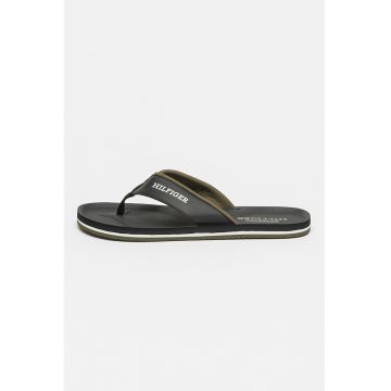 Papuci flip-flop cu imprimeu logo
