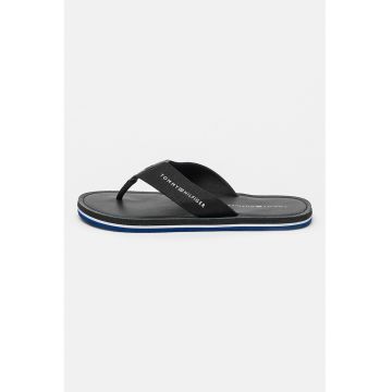 Papuci flip-flop cu imprimeu logo