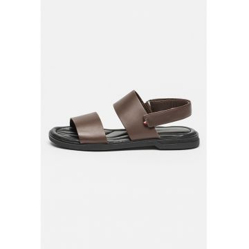 Sandale din piele cu inchidere velcro