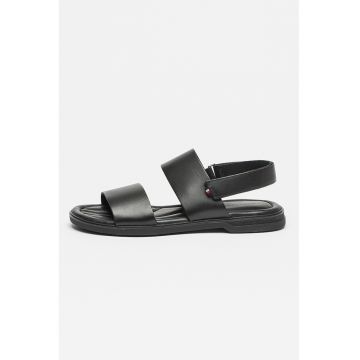Sandale din piele cu inchidere velcro