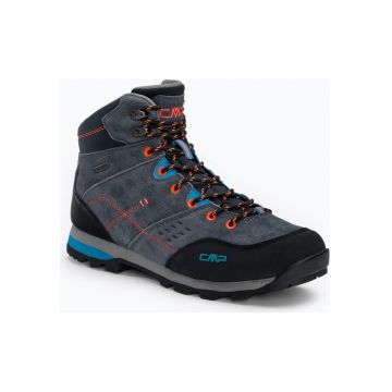 Bocanci de trekking pentru barbati -  Piele - Stofa - Spuma - Multicolor