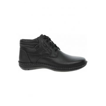 Ghete barbati -  Piele/Textil/Sintetic - Negru1 Ghete barbati -  Piele/Textil/Sintetic - Negru1