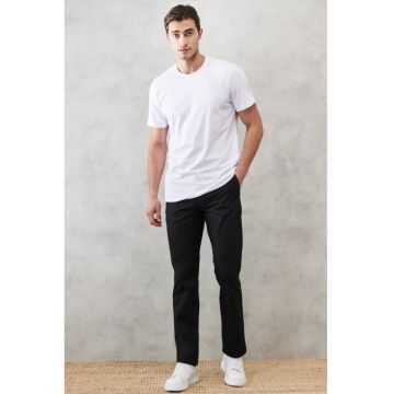 Pantaloni chino cu talie medie