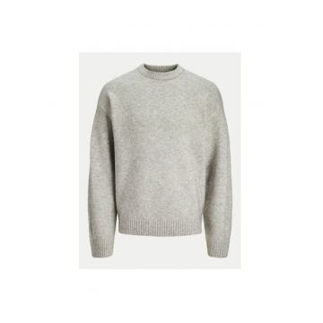 Pulover barbati -  304367182 - Poliester reciclat/Acril - S INTL - Gri