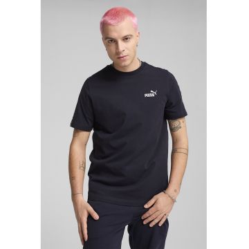 Tricou cu decolteu la baza gatului si detalii logo