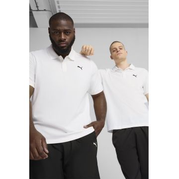Tricou polo cambrat cu broderie logo