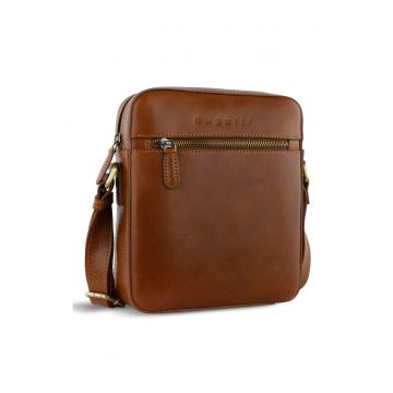 Geanta crossbody barbati - piele naturala -  model REMO - 49239
