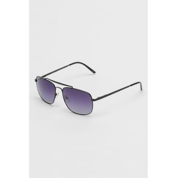 Ochelari de soare aviator cu rama metalica