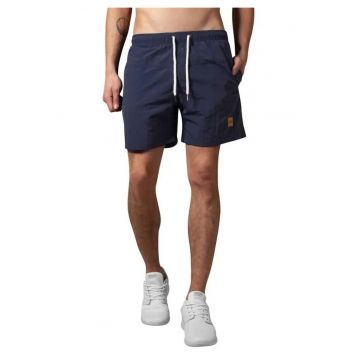 Pantaloni scurti de plaja  bleumarin - 100% nailon - pentru barbati - set cu chiloti interiori