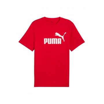 Tricou barbatesti  Ess - rosu - bumbac - cu logo mare