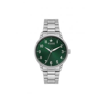 Ceas  41x46mm - otel gri metalizat - quartz