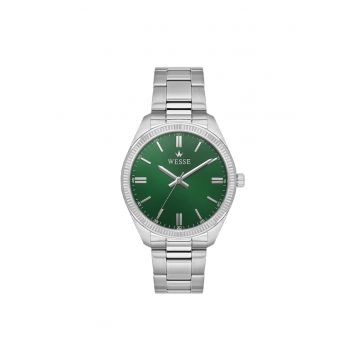 Ceas barbatesc  41mm - curea metalizata - la apa 5 ATM - metalizata