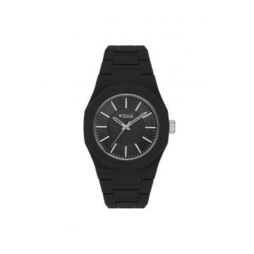 Ceas barbatesc  41mm - mecanism quartz - curea plastic