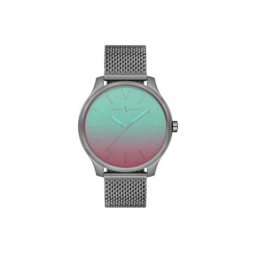 Ceas barbatesc  MEX3201 44mm - curea textila gri - rezistenta la apa 3 ATM