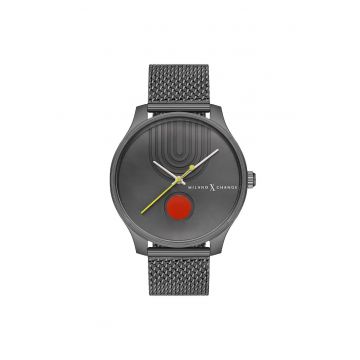 Ceas barbatesc  MEX3238 43mm - curea textila gri - rezistenta la apa 3 ATM