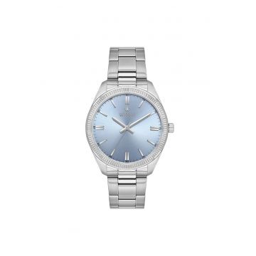 Ceas barbatesc  WWG210305 - 41mm - curea metalizata - rezistenta la apa 5 ATM - culoare metalizata
