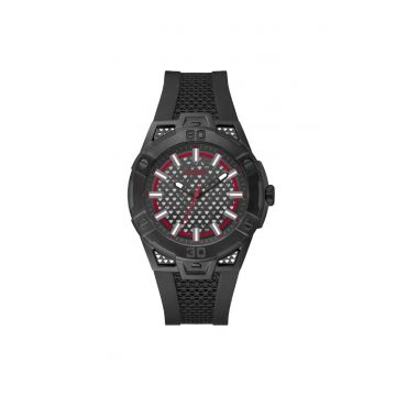 Ceas barbati  GW0712G1 negru silicon 44mm