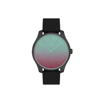 Ceas barbati  MEX3198 negru silicon 44mm
