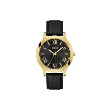 Ceas barbati  U1453G2M otel negru piele ecologica 44mm