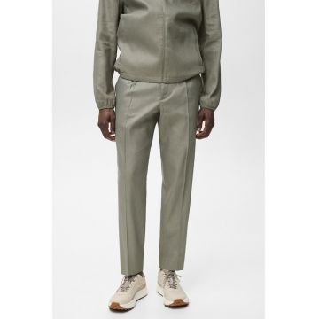 Pantaloni din amestec de in