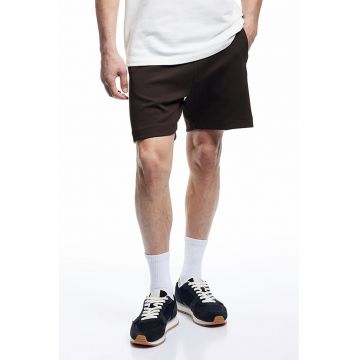 Pantaloni scurti din amestec de bumbac cu snur