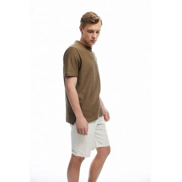 Pantaloni scurti din amestec de in