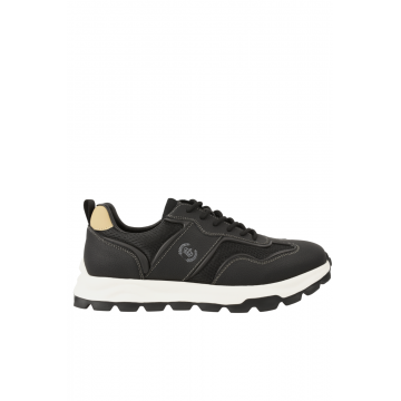 Pantofi sport - barbati -  H5133 negru - piele naturala Pantofi sport - barbati -  H5133 negru - piele naturala