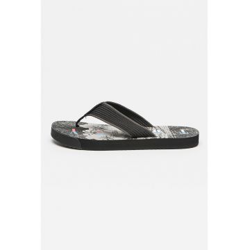 Papuci flip-flop din material textil Elevated