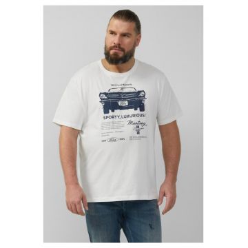 Big Sizes Tricou barbati big sizes cu imprimeu Ford® - decolteu la baza gatului