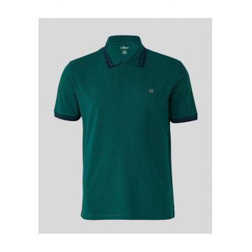 Big Sizes Tricou polo barbati big sizes cu logo si detalii contraste