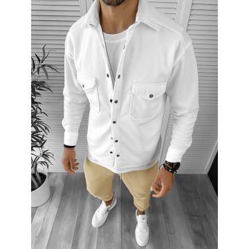 Camasa barbati casual alba CU DEFECT DEF1291
