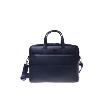 Geanta messenger de piele
