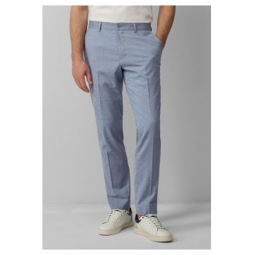 Pantaloni costum barbati cu model fin si croiala Regular Fit