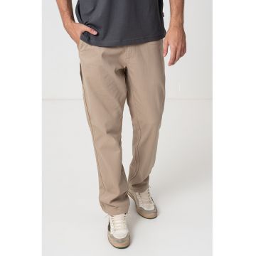Pantaloni drepti cu buzunare multiple