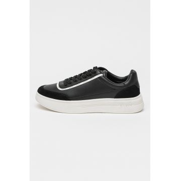 Pantofi sport cu insertii de piele intoarsa