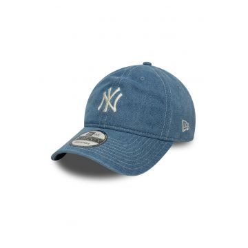Sapca din denim cu logo brodat - pentru baseball