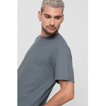 Tricou texturat relaxed-fit