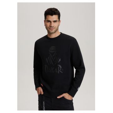 Bluza  DKR CREW 04 - Barbati - Bumbac - Basic - Logo Dakar