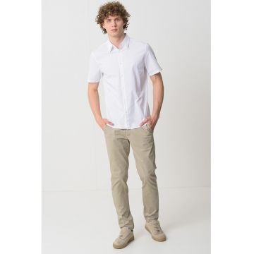 Camasa slim fit cu maneci scurte
