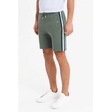 Pantaloni scurti din amestec de bumbac cu buzunare oblice