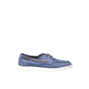 Pantofi boat din piele intoarsa