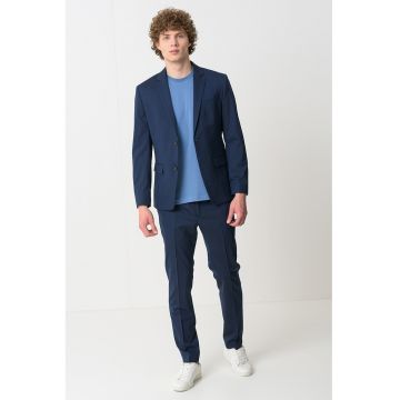 Sacou regular fit de lana