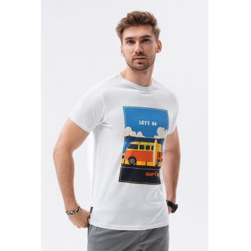 Tricou de bumbac cu imprimeu - Surfing