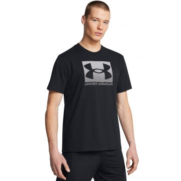 Tricou lejer cu logo Boxed - Negru