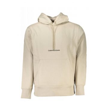 Hanorac barbati - cu imprimeu cu logo - Regular fit - bej -