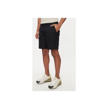 Pantaloni scurti barbati -  303384357 - Bumbac - Negru